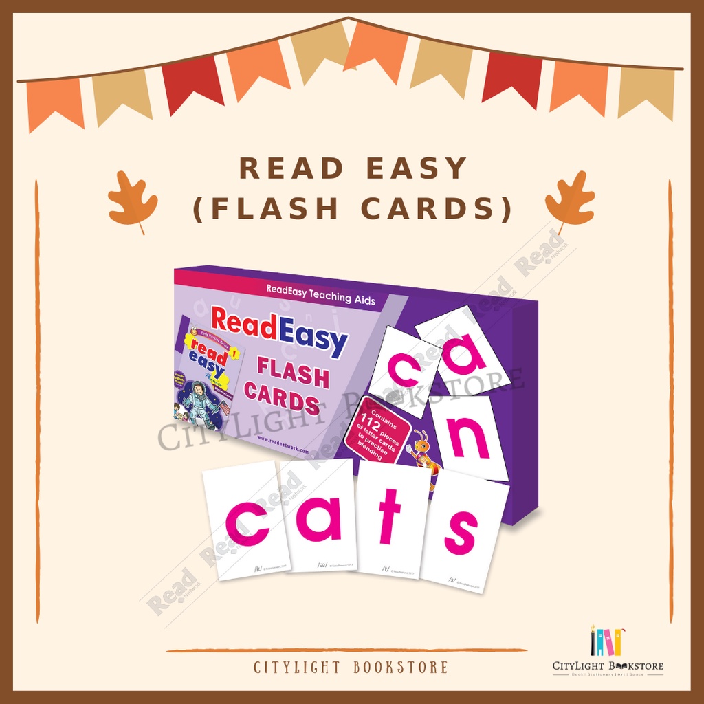 [CITYLIGHT] Prasekolah 2023: Early Reading Series Read Easy Flash Cards ...