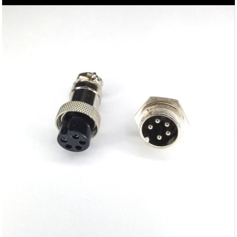 5 Pin CB Jack Connector Set / 5 Pin CB GX16 Socket | Shopee Malaysia