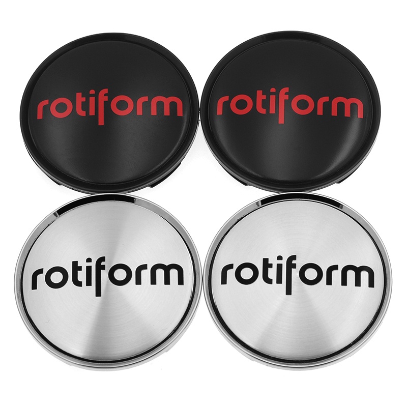 CarDIY 4pcs 63mm OD 58mm ID rotiform Wheel Cap rotiform Sport Rim