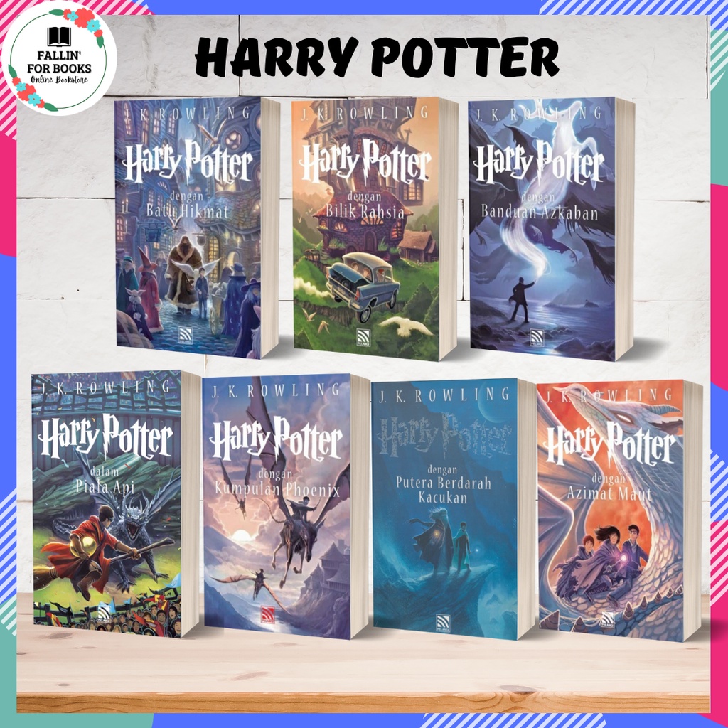 BUKU HARRY POTTER SIRI 1-7 | HARRY POTTER BY J.K. ROWLING (Edisi Bahasa ...