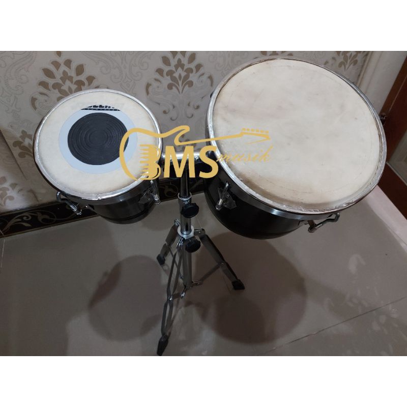 Tabla Drum/Iron Powder Drum (Can Customize Black Leather) | Shopee Malaysia
