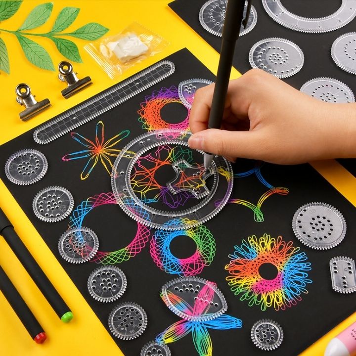 Set Of 18 Magic Rulers For Children To Practice Drawing, Developing ...