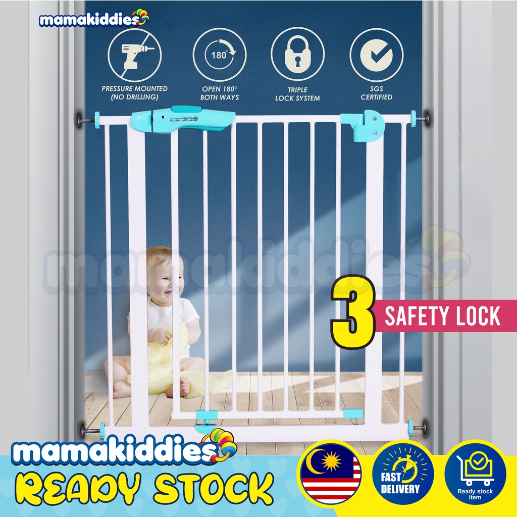 Baby gate best sale locking mechanisms