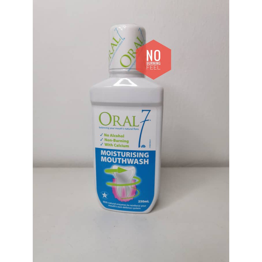 Oral 7 Moisturising Mouthwash 250ml Shopee Malaysia
