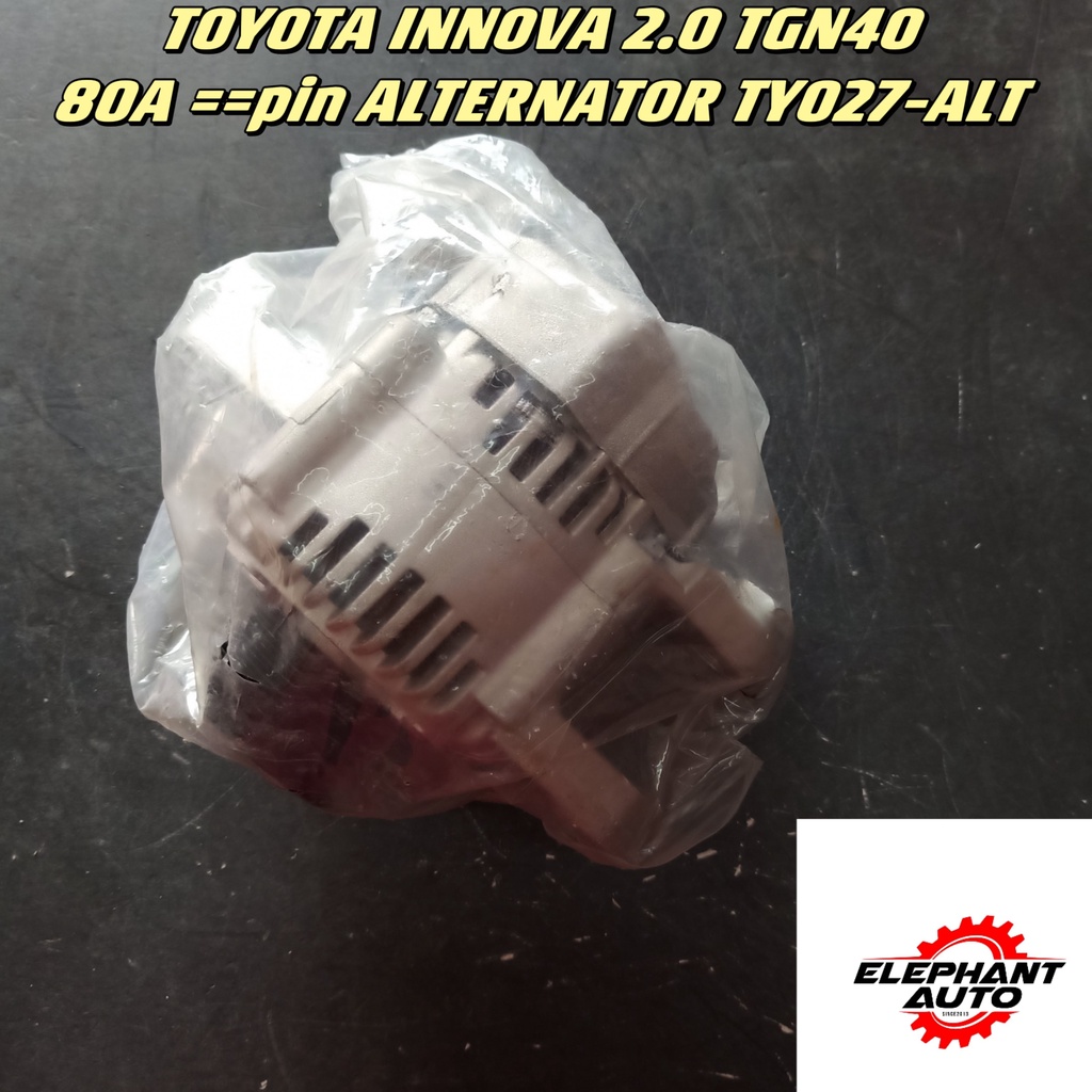TOYOTA INNOVA 2.0 TGN40 80A ==PIN ALTERNATOR TY027-ALT | Shopee Malaysia