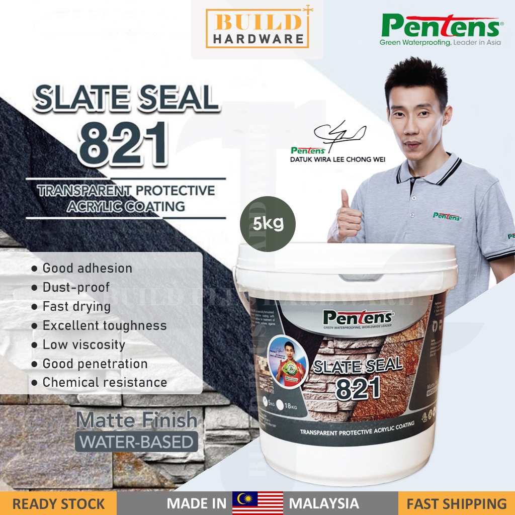 PENTENS SLATE SEAL 821 (Matt) 5kg | Water Based | Transparent ...