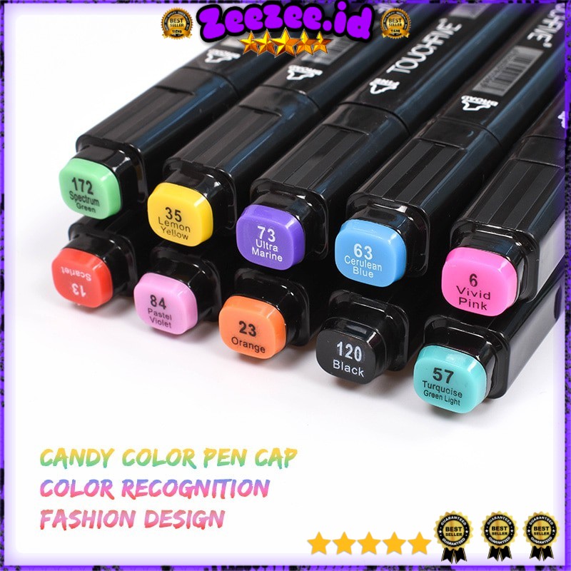 Touchnew BV 30 Colors Dual Sided Fine Art Marker Pen | Shopee Malaysia