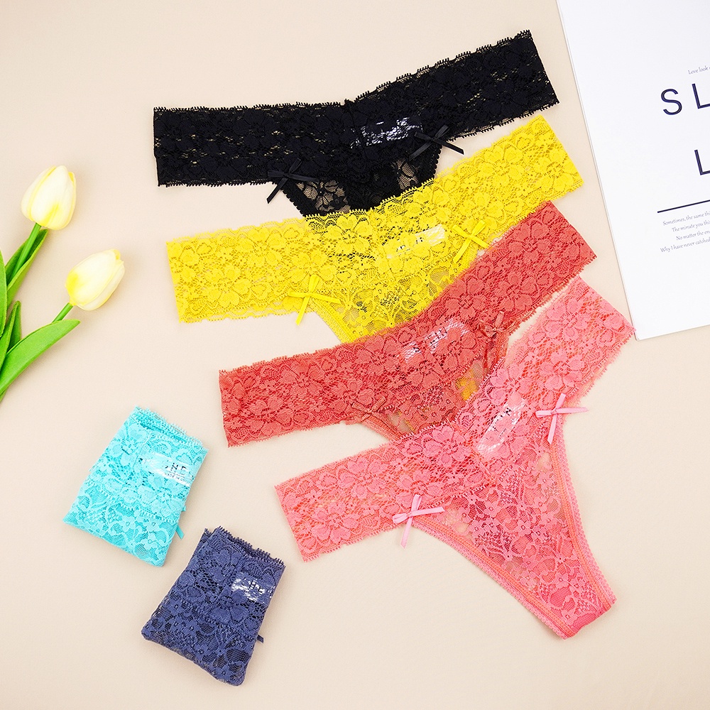 S 4xl Plus Size Sexy Women G String Full Lace Panties Thong Low Waist Underwear Briefs Shopee 