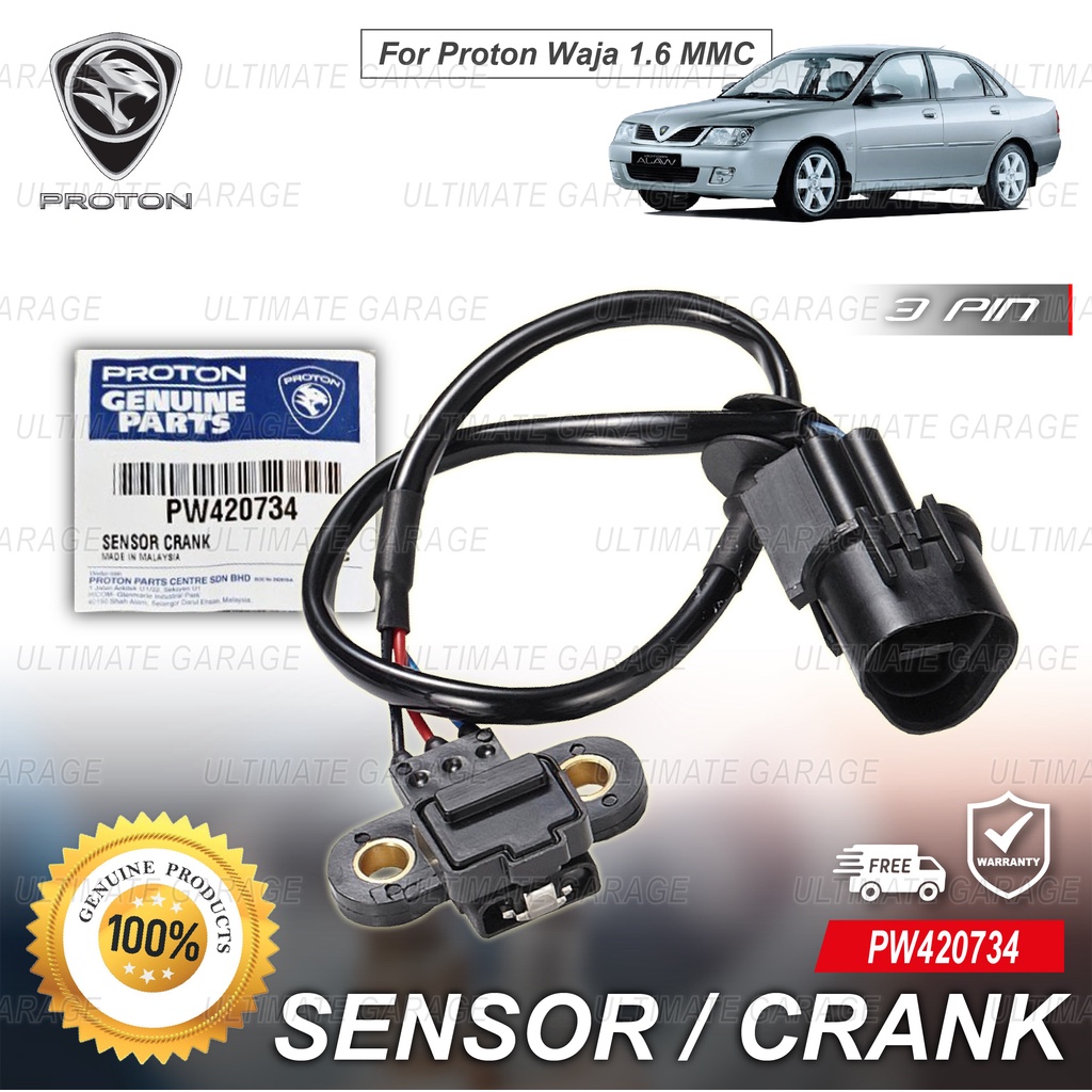 Proton Waja MMC 1.6cc Crankshaft Position Crank Sensor J5T26273