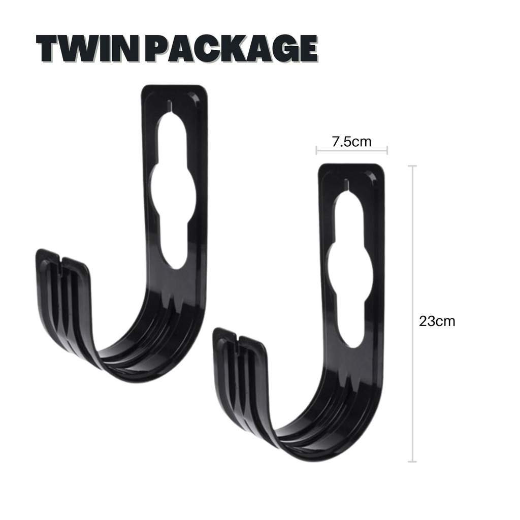 Telescopic Pipe Hook ABS Hose Hanger Plastic Hose Holder Hanger Gardening Organizer Wall Mounted