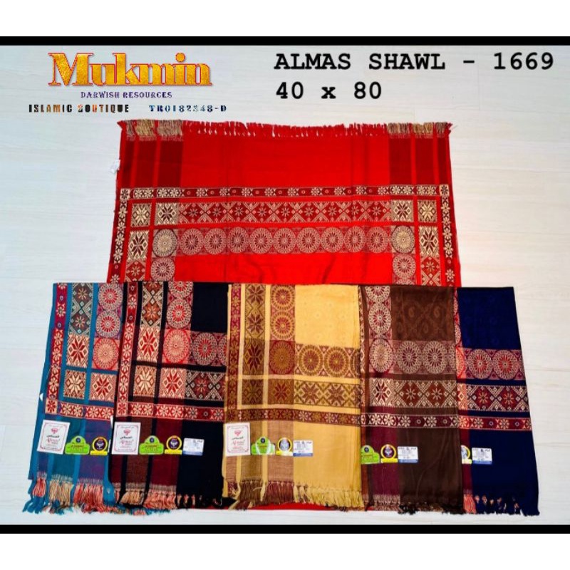 Rida Almas Kain Cotton High Quality 1669 New Design | Shopee Malaysia