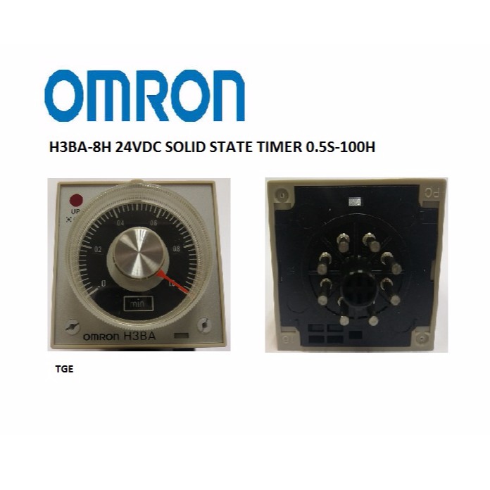 Omron H3ba 8h 24vdc Solid State Timer 05s100h Original Shopee