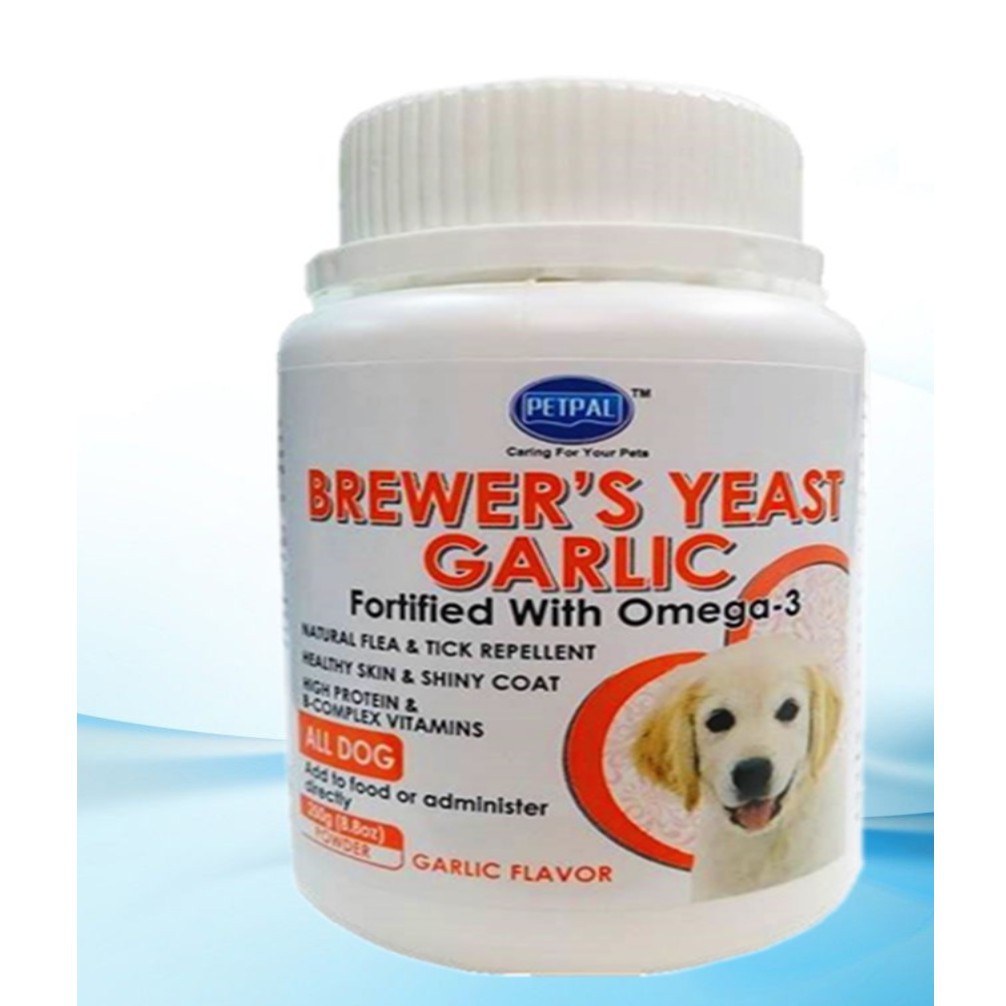 PetPal Brewer's Yeast With Garlic& Omega 3 For Pets (250g) Shopee