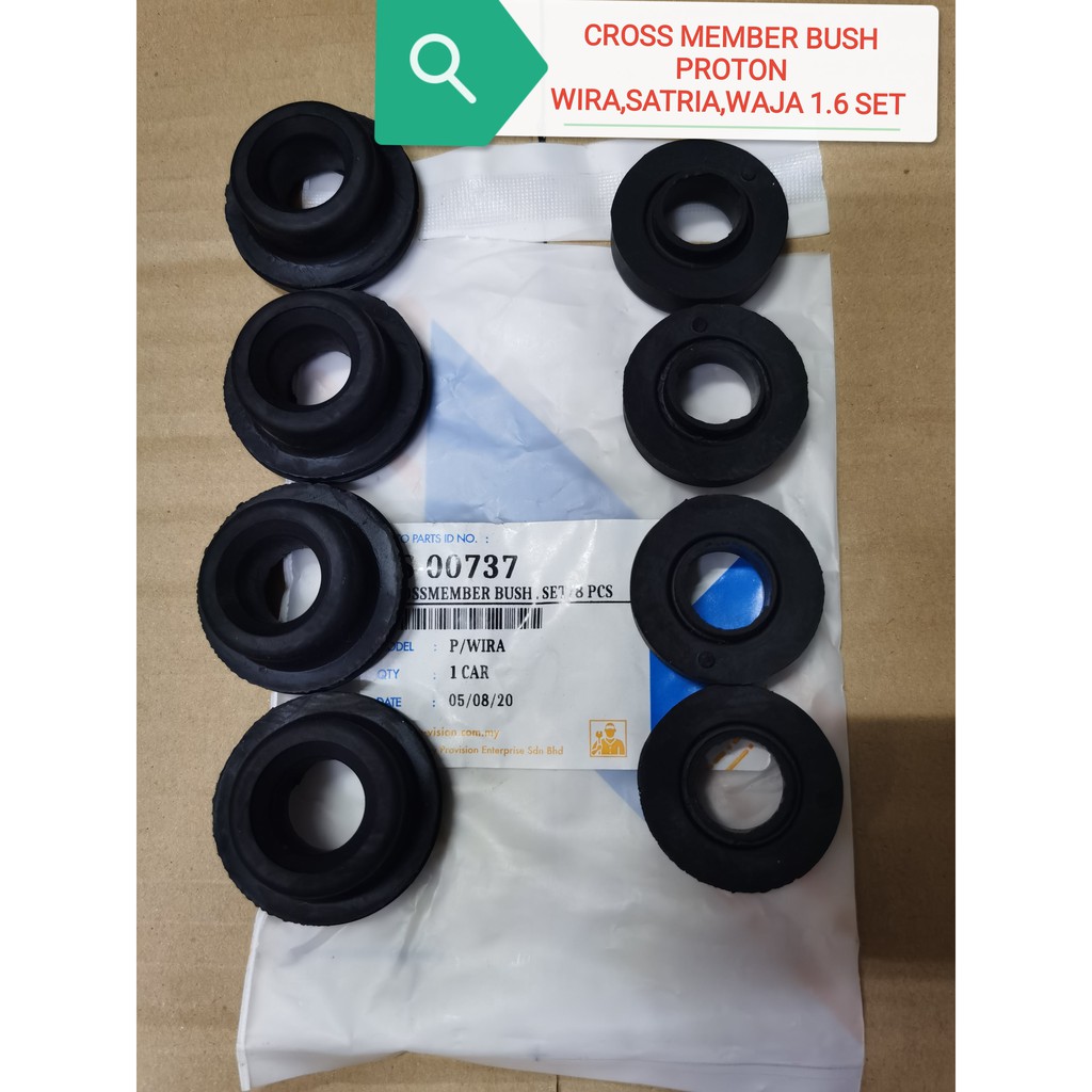 Cross Member Bush Proton Wira Satria Waja Set Pcs Shopee Malaysia