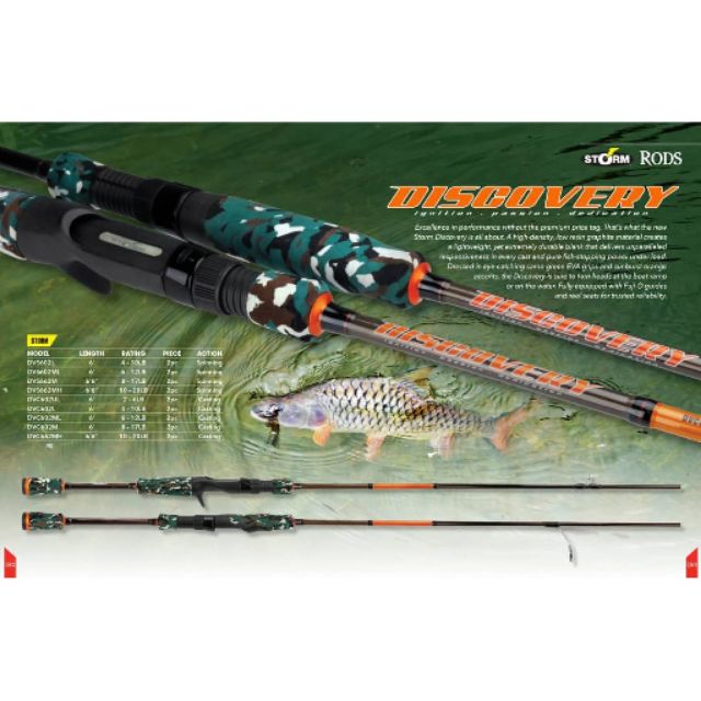 STORM DISCOVERY SPINNING /BC FISHING ROD