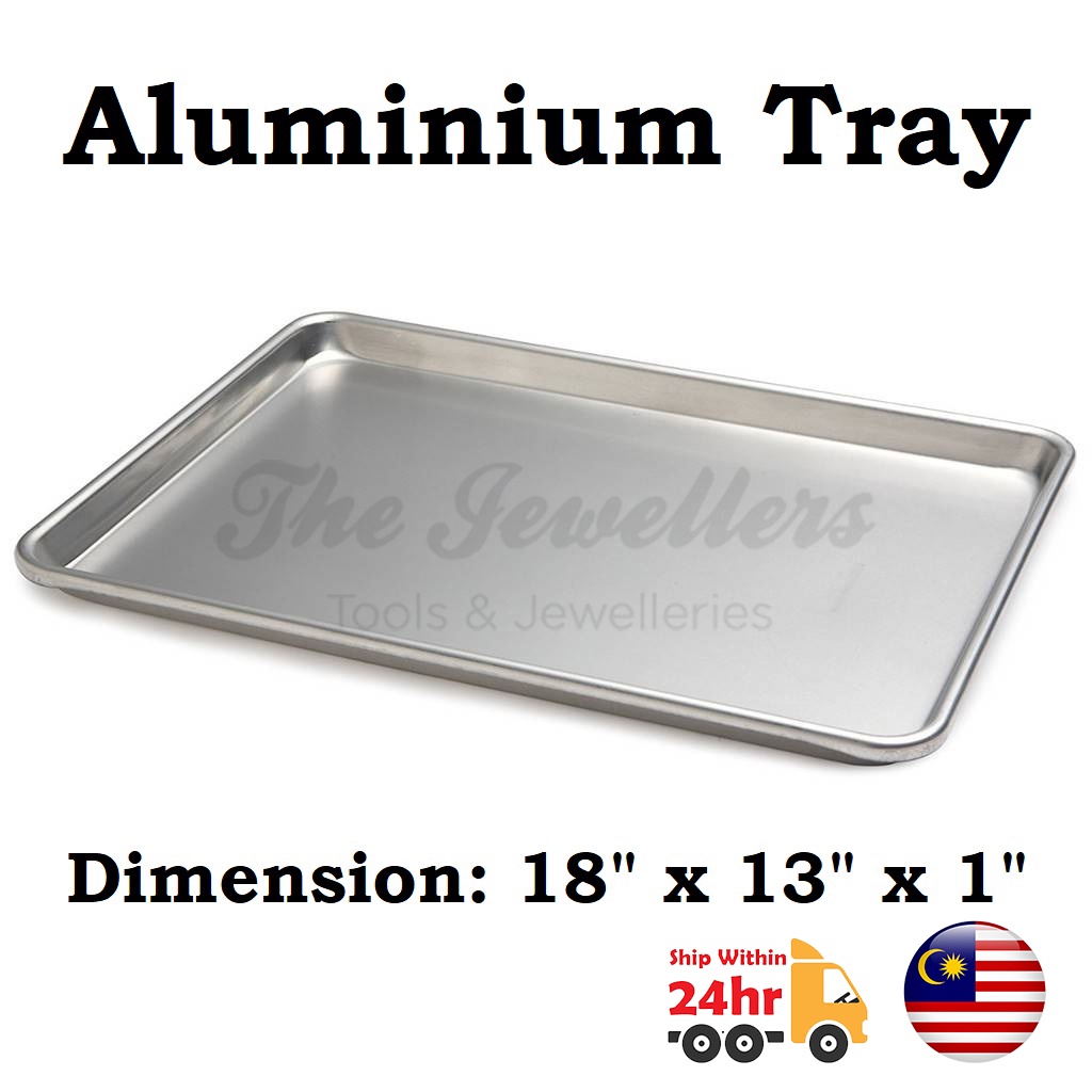 💥READY STOCK💥18" Aluminium Tray Bakeware Oven Sheet, Baking Pan Tray