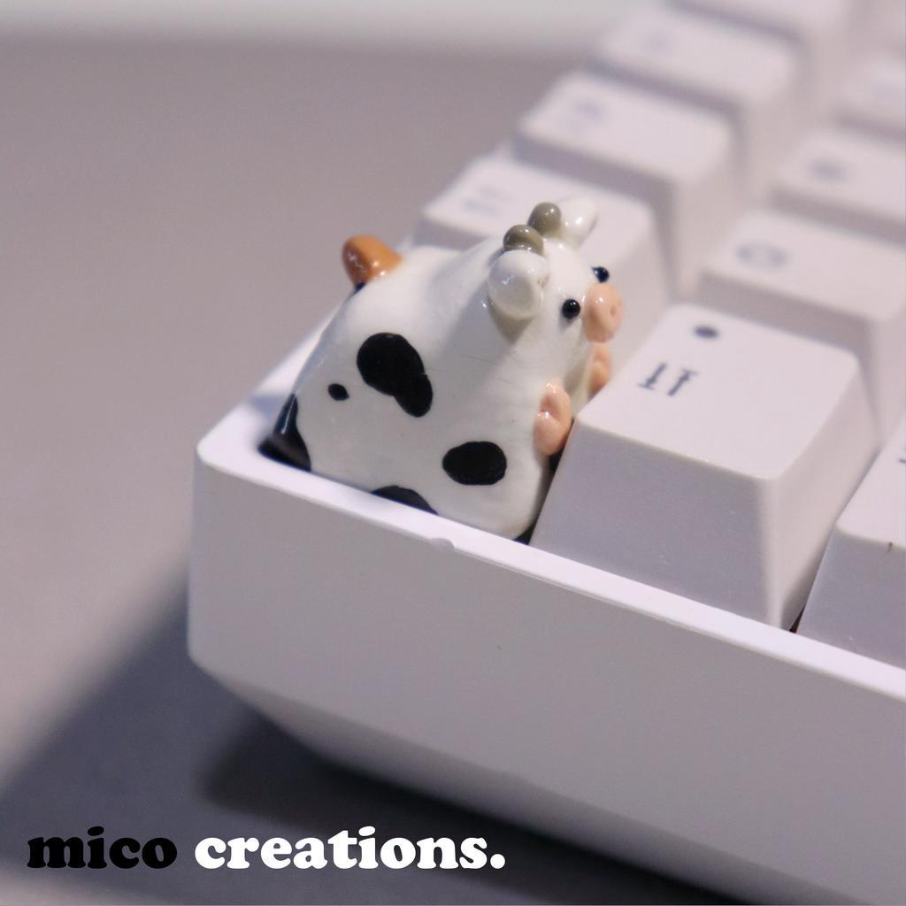 Artisan Keycaps Cow for Mechanical Keyboard Shopee Malaysia