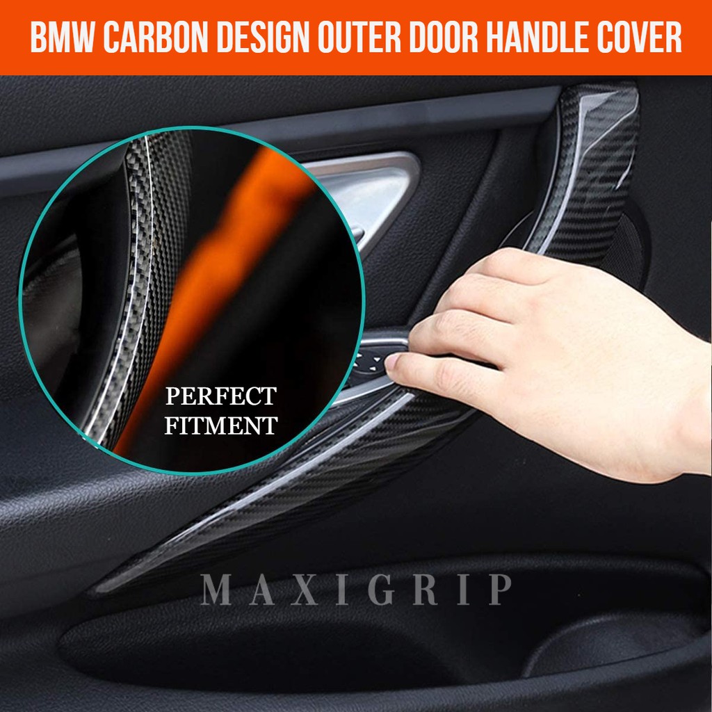 BMW F30 F32 Door Handle Outer Cover Replacement carbon malaysia version ...