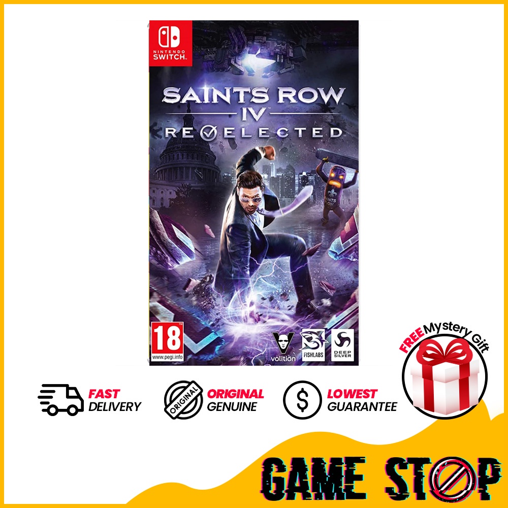 NSW Switch Saint Saints Row IV: Re-Elected English Version | Shopee ...