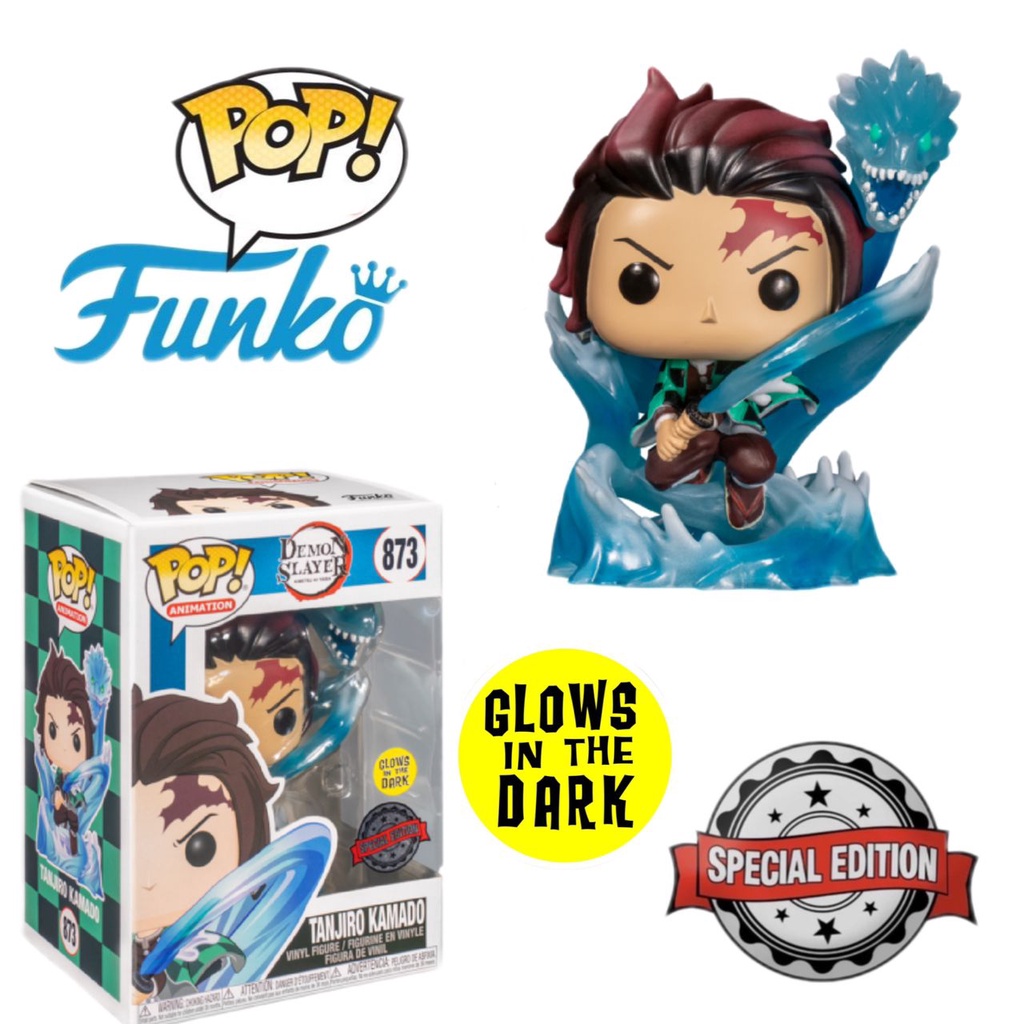 Funko Pop Vinyl Tanjiro Kamado Glows In The Dark 873 Demon Slayer ...