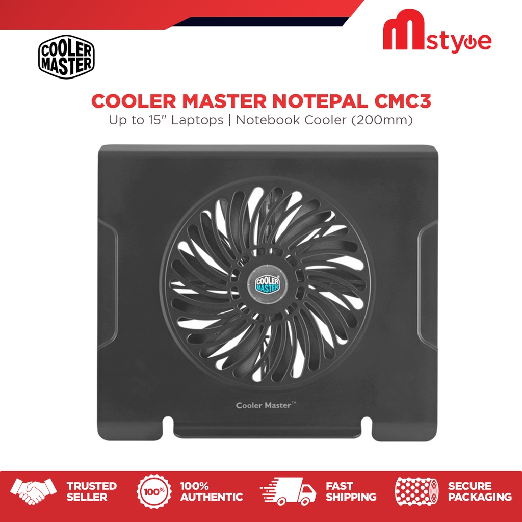 Cooler Master Notepal CMC3 Notebook Cooler (200mm) | Shopee Malaysia