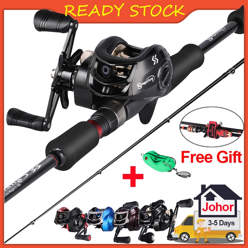 🔥Malaysia Fishing Rod Reel Set Cheap Fishing Set 1.8m/2.1m