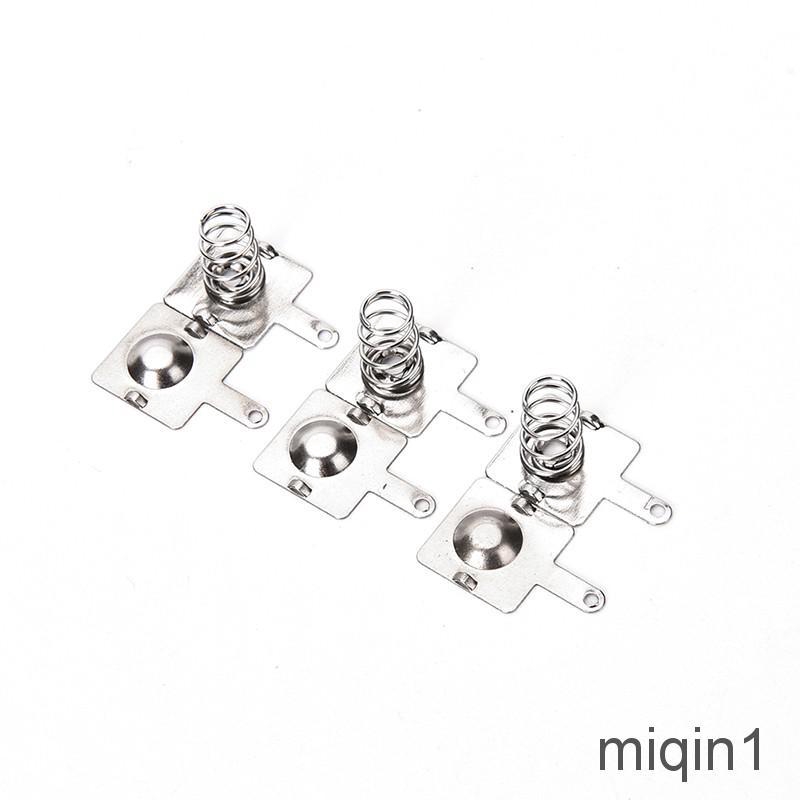 {MQ1}10pairs Silver Metal Battery Spring Plate Set for AA AAA Batteries