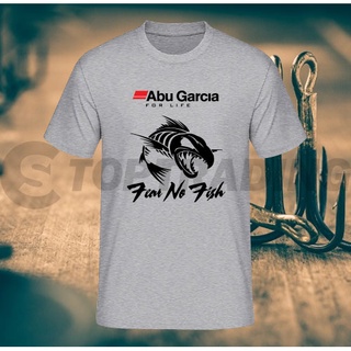 Abu Garcia Fishing Logo T-Shirt Homme Manches Longues Sweat à