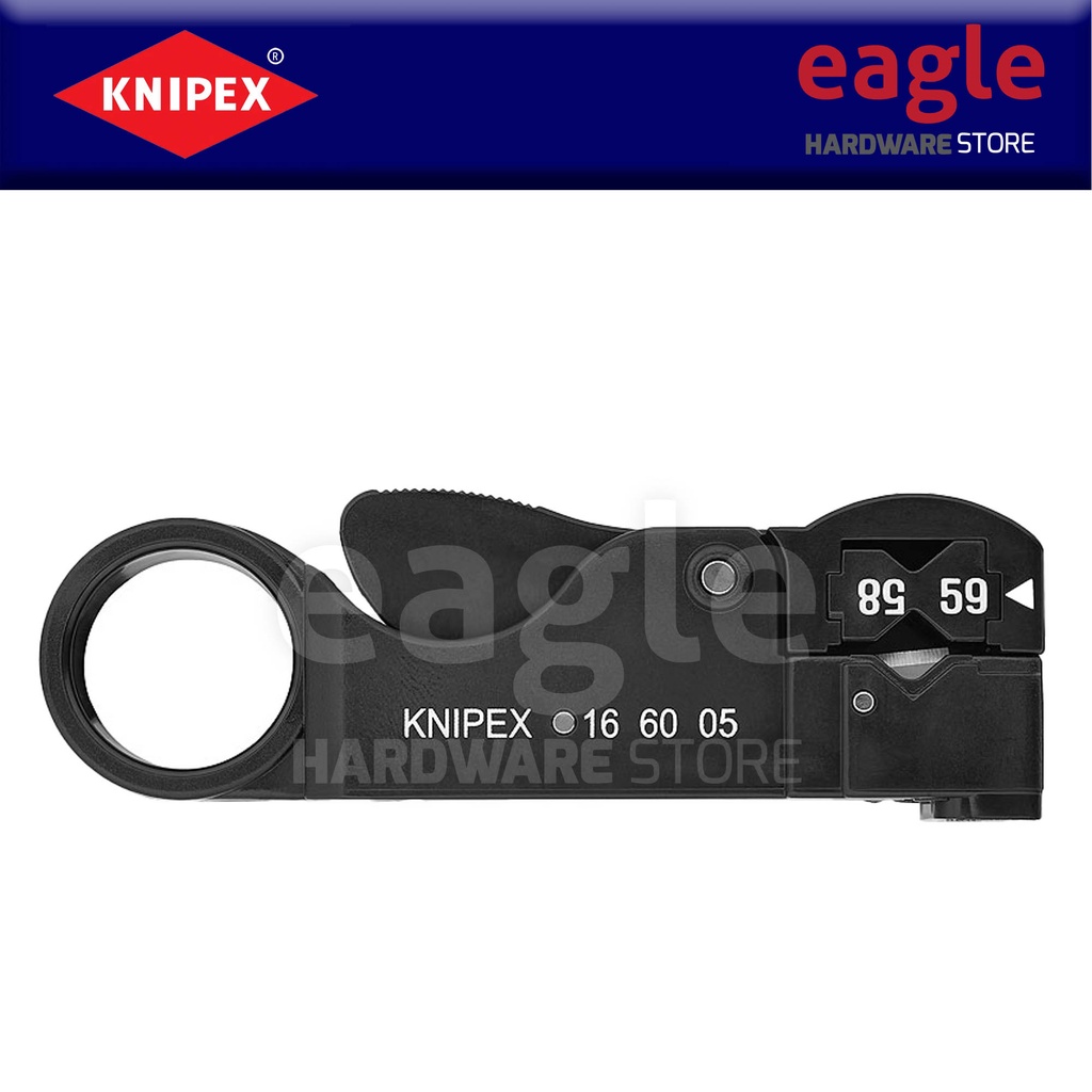 Draper Knipex 16 60 05Sb Adjustable Co-Axial Stripping - 16 60 05 SB main image 1