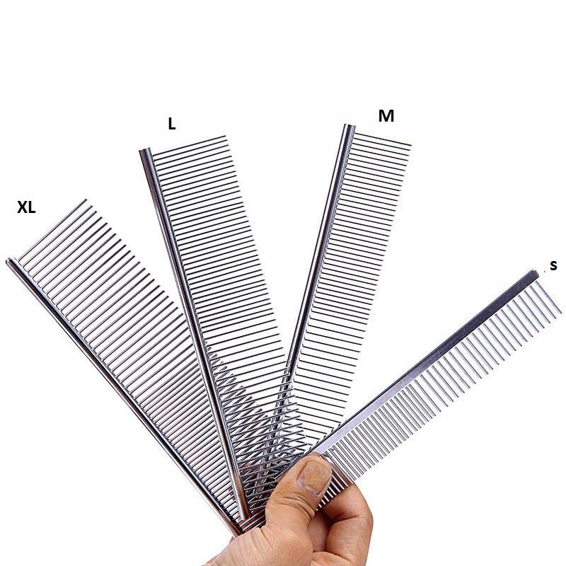 Pet Comb 10 Inches Comfortable Grooming Comb With Different Spaced | Desertcart