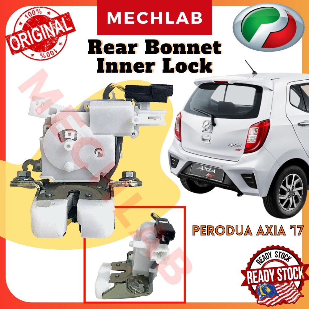 Original Perodua Axia 2017 Rear Bonnet Inner Lock / Rear Boot Lock ...