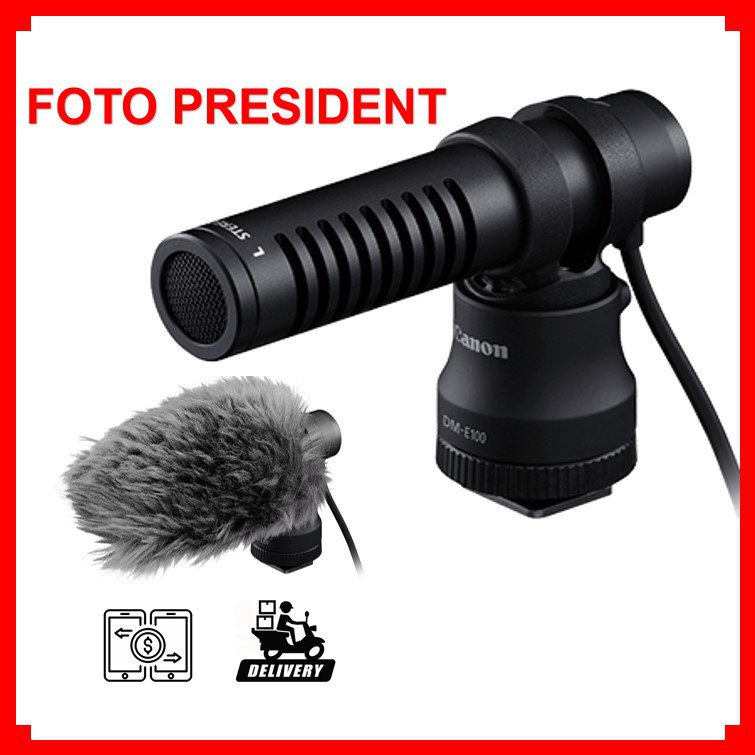 Canon Stereo Microphone DM-E100 (Original Canon Malaysia Warranty ...