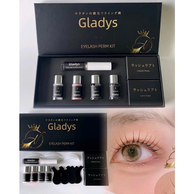 GLADYS PREMIUM EYELASH GEL PERM KIT Ready stock Shopee Malaysia