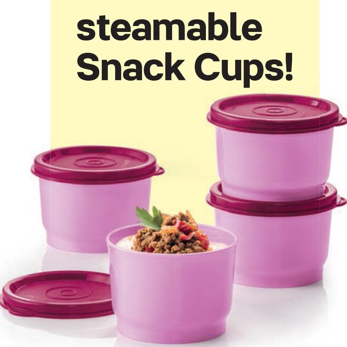Tupperware Snack Cups (4) 110ml | Shopee Malaysia