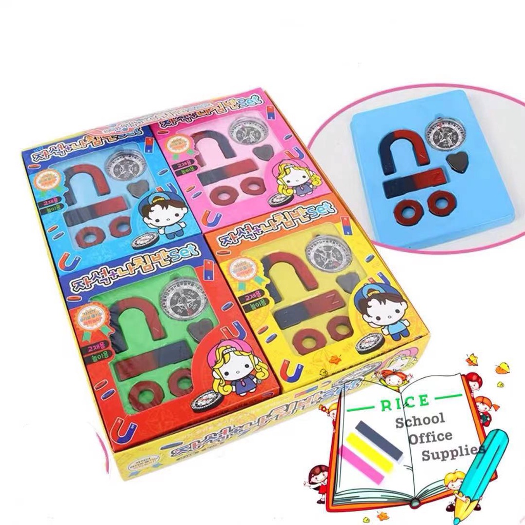 Rice Kids Magnet Playing Set Experience Kits Tools Magnetic Education ...