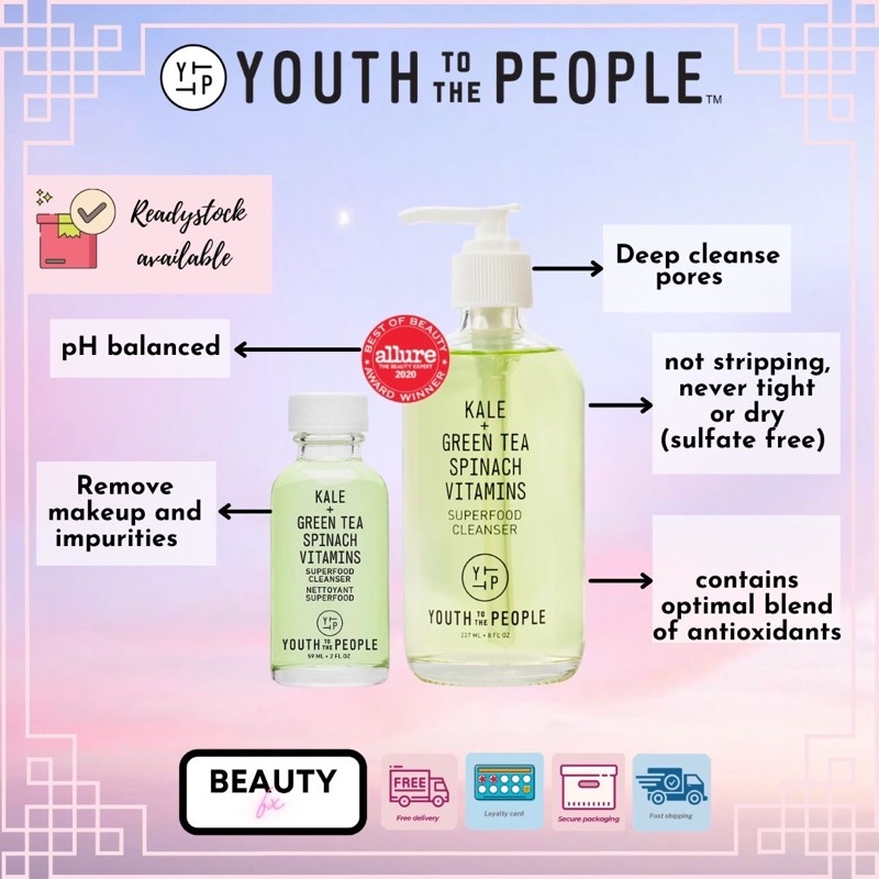 [READYSTOCK] YOUTH TO THE PEOPLE Superfood Antioxidant Cleanser Full