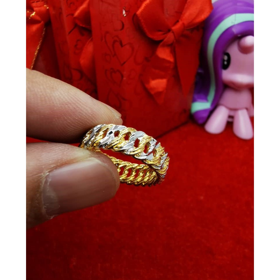 Readystock Gold Plated Coco Ring Emas Korea Cincin Koko Lipan Shopee Malaysia