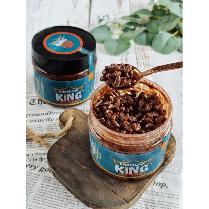 Chocojar King Viral Premium Dark Chocolate (BUBBLE RICE) | Shopee Malaysia