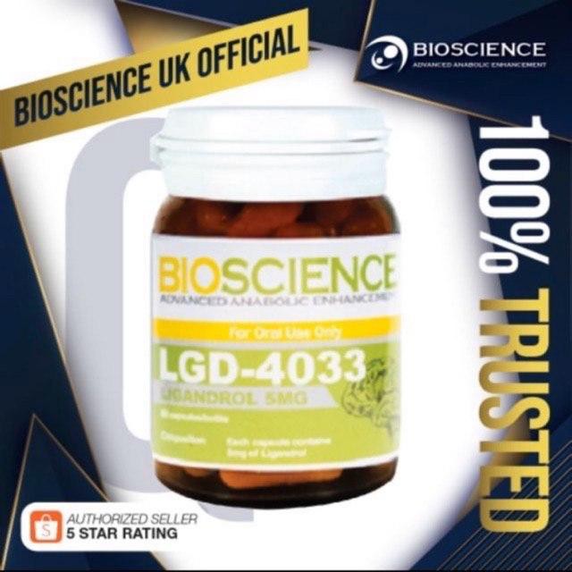 🔥ORIGINAL🔥Bioscience Sarms LIGANDROL LGD4033 5mg 60caps Shopee Malaysia