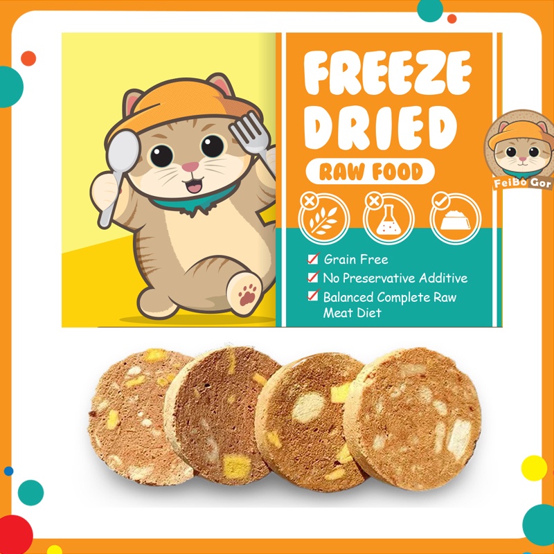 View of Freeze-Dried Grain Free Raw Cat Food Complete Balanced Diet/Kitten ...