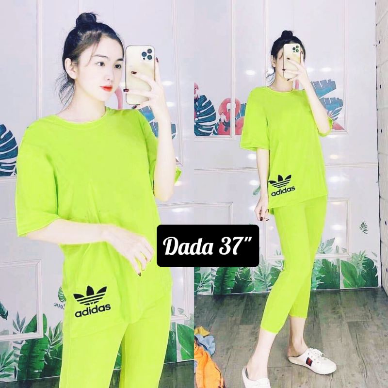 READY STOCK Set Baju ADIDAS Set Baju Vietnam Set Cotton Premium Women Set Wear Shopee Malaysia