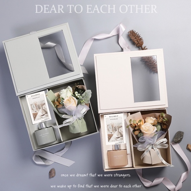 Valentines gift Luxury Aroma Flower Gift Set Reed Diffuser for ...