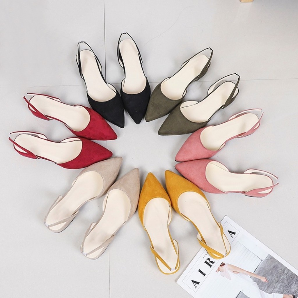 Marv Flat Heel Kasut Perempuan Tumit Rata Pelbagai Warna Menarik ...