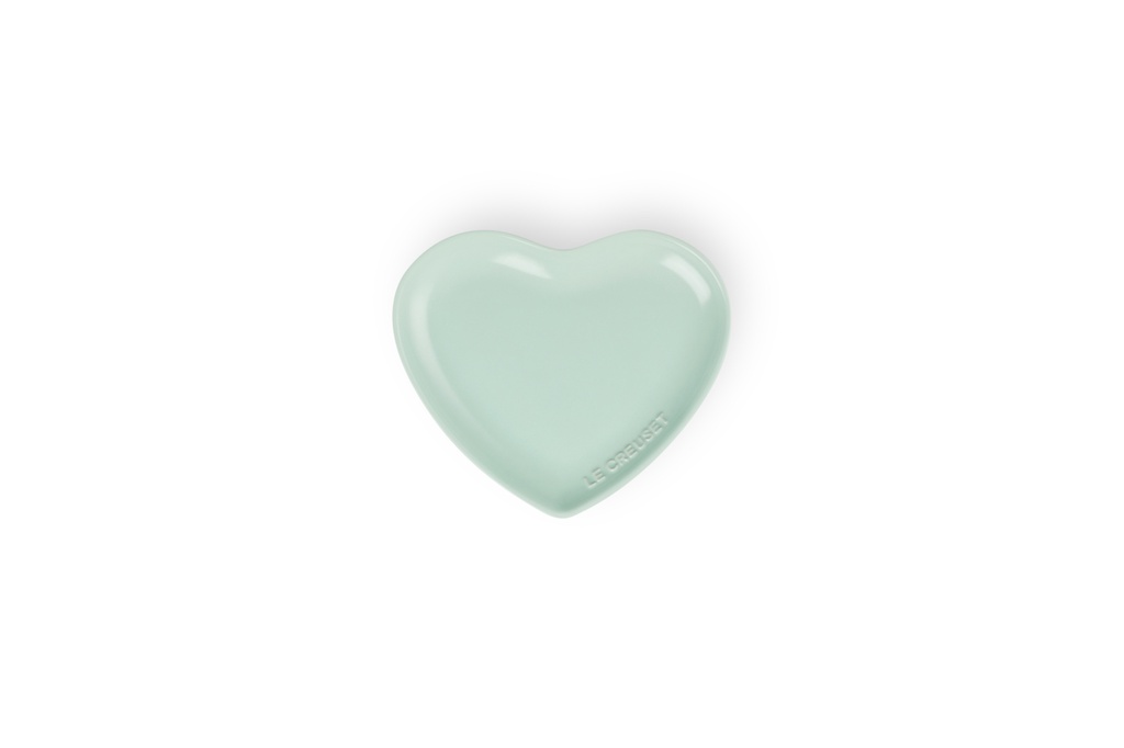 Le Creuset Stoneware Seoul Sphere Heart Plate - Sugar Mint (17cm ...