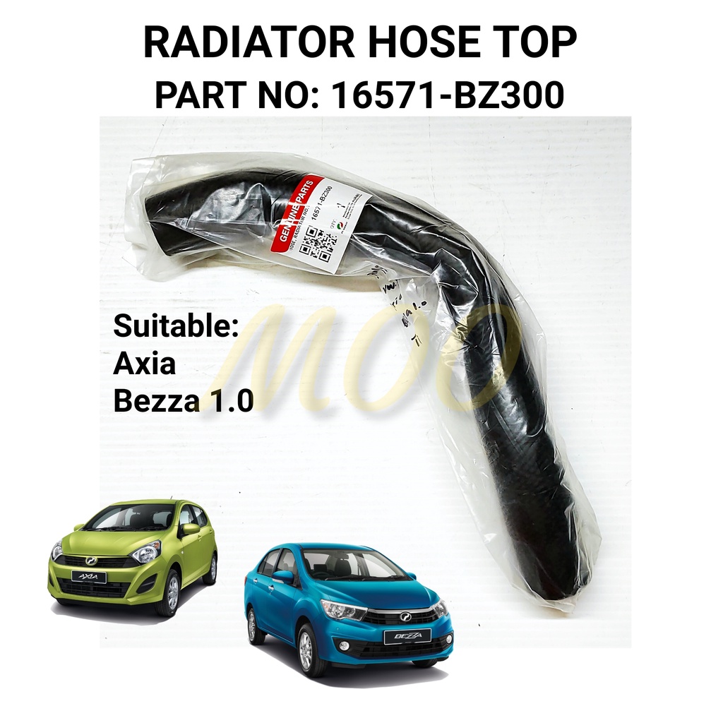 ORIGINAL PERODUA RADIATOR HOSE TOP / BOTTOM PERODUA AXIA, BEZZA 1.0 ...