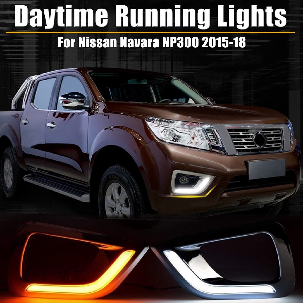 For 2015-2018 Nissan Navara NP300 LED DRL Daytime Running Light