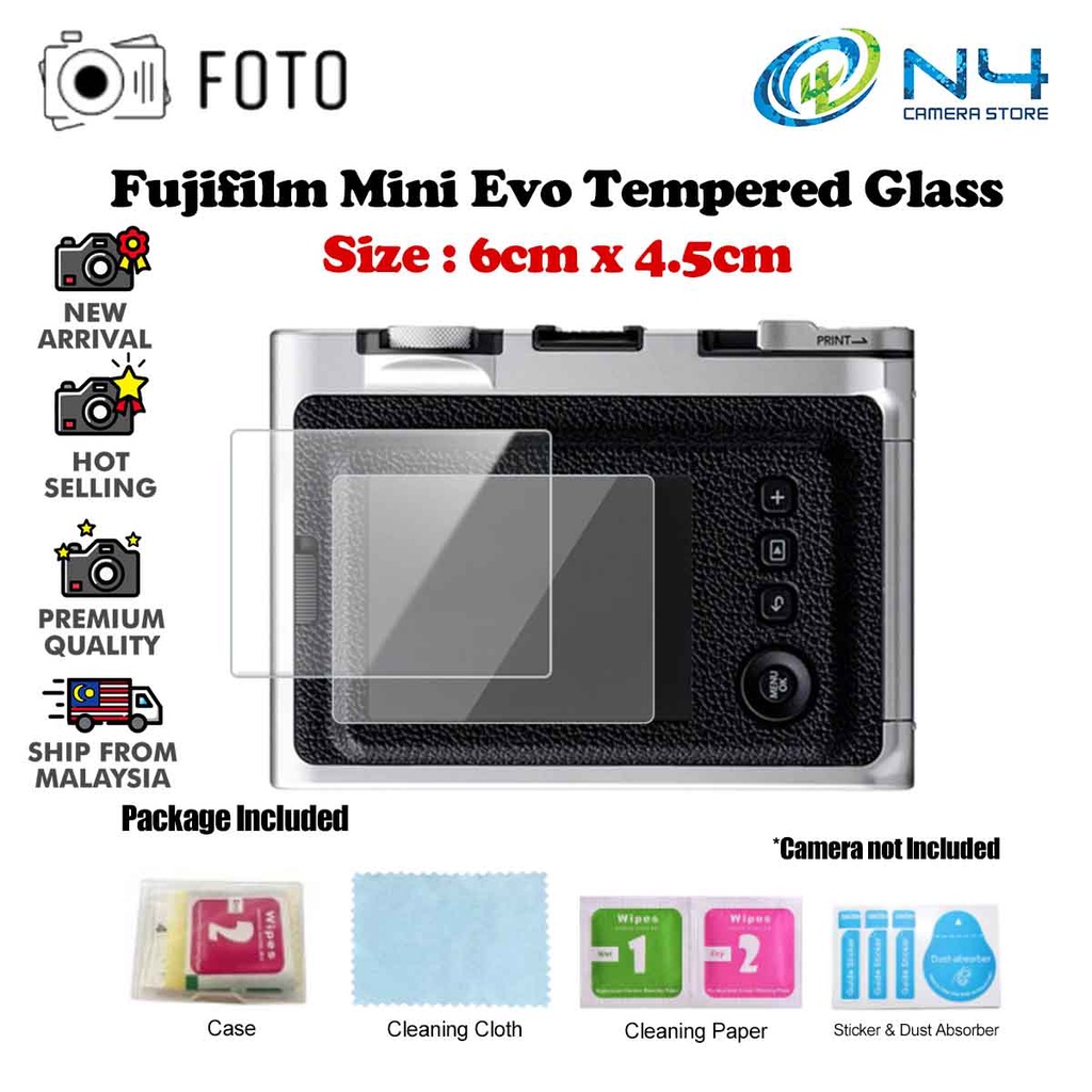 FOTO Fujifilm Instax Mini Evo Tempered Glass screen protector Fujifilm