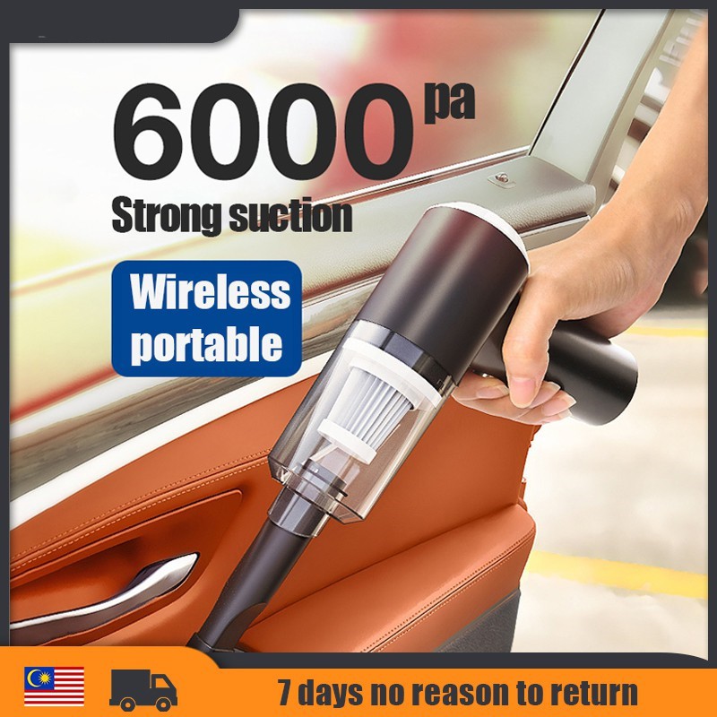 2 In 1 Vacuum Cleaner Cordless Handheld Vacuum Cleaner Rechargeable Wet / Dry Mini Vacuum Car