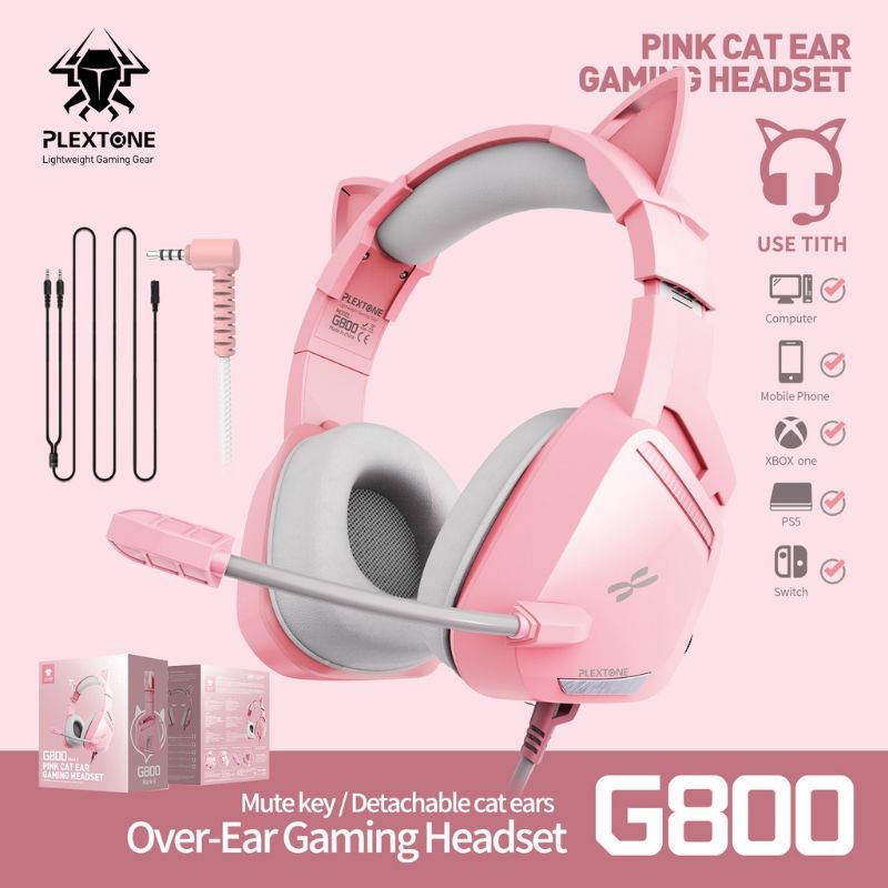 Plextone G800 Cat Ear Gaming Headset