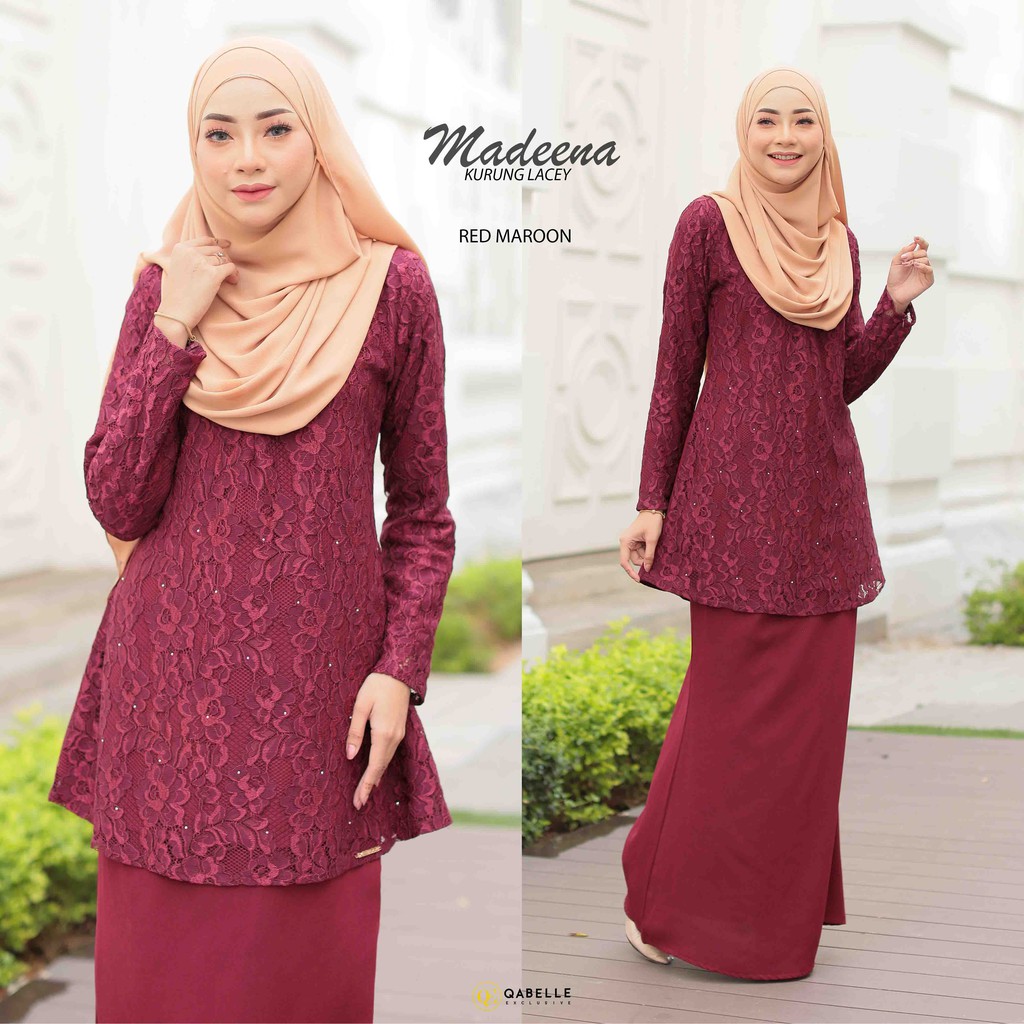 Madeena Lacey (Kurung Riau) Baju Raya | Shopee Malaysia